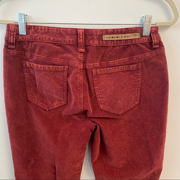 Standards & Practices rust corduroy pants size 27 - Picture 9 of 12